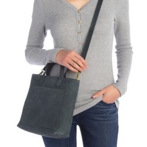 NWT Madewell Zip Top Small Transport Tote Bag